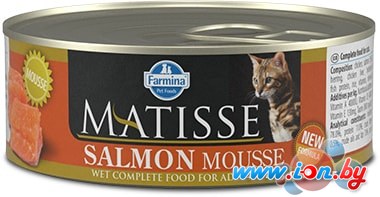 Консервированный корм для кошек Farmina Matisse Salmon Mousse 0.085 кг в Могилёве