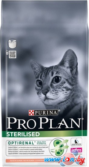 Сухой корм для кошек Pro Plan Sterilised Adult Optirenal с лососем 3 кг в Бресте