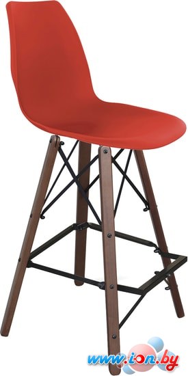 Стул Sheffilton SHT-ST29/S80 (красный RAL3020/темный орех/черный муар) в Могилёве