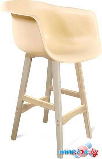 Стул с подлокотниками Sheffilton SHT-ST31/S65 (бежевый/прозрачный лак) в Могилёве