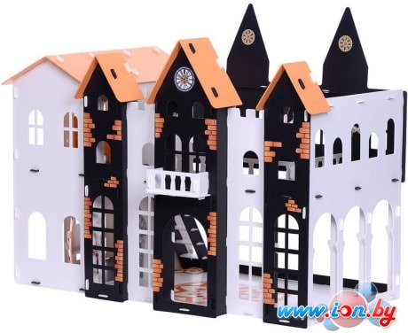 Кукольный домик Krasatoys Замок Джульетты с мебелью 000260 (белый/черный) в Бресте