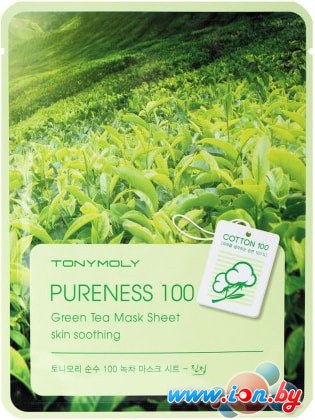 Tony Moly Тканевая маска Pureness 100 Green Tea Mask Sheet - Skin Soothing в Бресте