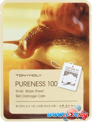 Tony Moly Тканевая маска Pureness 100 Snail Mask Sheet - Skin Damage Care в Могилёве