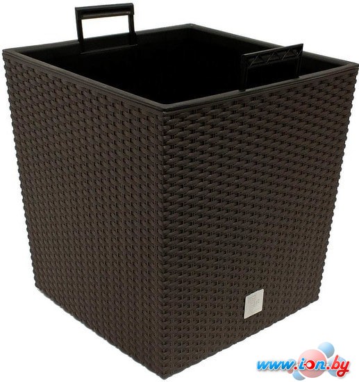 Цветочница Prosperplast Rato Low DRTS400L-44OU (коричневый) в Могилёве