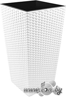 Кашпо Prosperplast Rato Square DRTS400-S449 (белый) в Могилёве