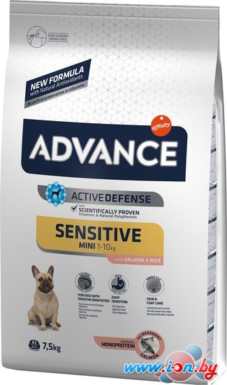 Сухой корм для собак Advance Sensitive Mini 7.5 кг в Могилёве