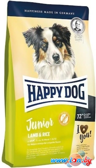 Сухой корм для собак Happy Dog Junior Lamb & Rice 4 кг в Могилёве