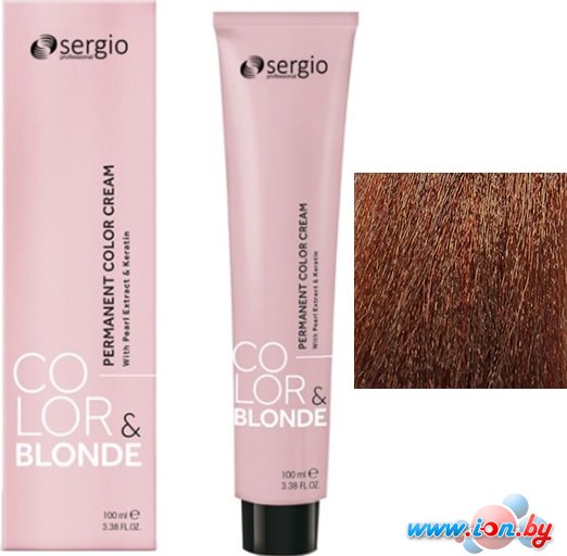 Крем-краска для волос Sergio Professional Color&Blonde 8.4 блондин медный в Могилёве