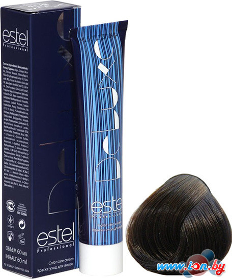 Крем-краска для волос Estel Professional De Luxe 5/0 светлый шатен в Могилёве