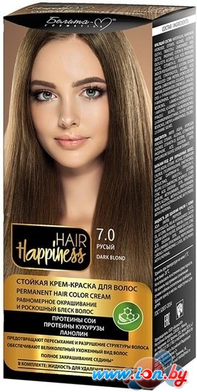 Крем-краска для волос Белита-М Hair Happiness Стойкая 7.0 русый в Могилёве