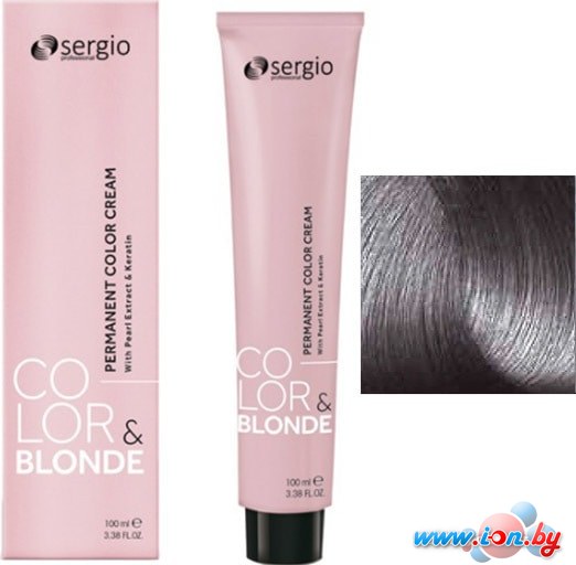 Крем-краска для волос Sergio Professional Color&Blonde Pastel&Metallic GG графит в Бресте