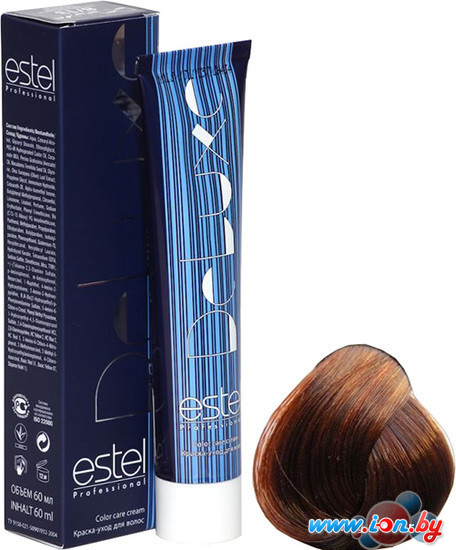 Крем-краска для волос Estel Professional De Luxe 7/40 русый медный для седины в Могилёве