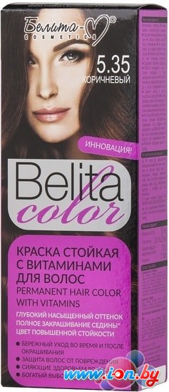 Крем-краска для волос Белита-М Belita Color 5.35 коричневый в Могилёве