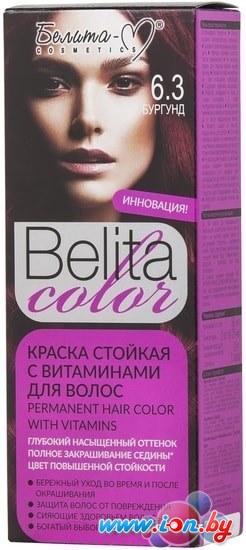 Крем-краска для волос Белита-М Belita Color 6.3 бургунд в Могилёве