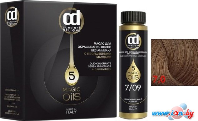 Масло для окрашивания Constant Delight Olio-Colorante без аммиака 7.0 русый в Бресте