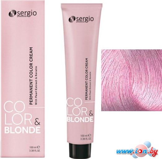 Крем-краска для волос Sergio Professional Color&Blonde Pastel&Metallic R роза в Могилёве
