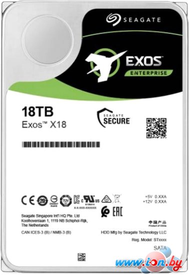 Жесткий диск Seagate Exos X18 18TB ST18000NM004J в Гродно