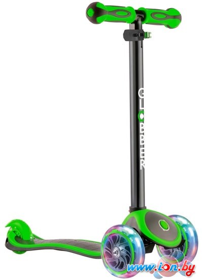 Самокат Globber Primo Plus Titanium (неоновый зеленый) в Могилёве