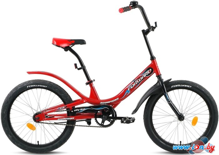 Детский велосипед Forward Scorpions 20 1.0 2021 (красный) в Бресте