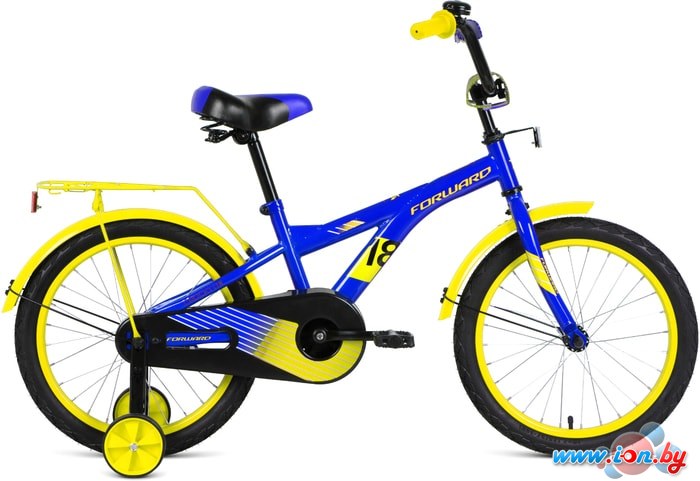 Детский велосипед Forward Crocky 18 2021 (синий/желтый) в Могилёве