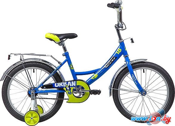 Детский велосипед Novatrack Urban 18 (синий/желтый, 2019) в Бресте