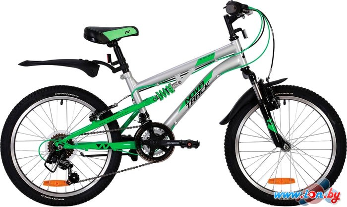 Детский велосипед Novatrack Titanium New 20 2020 20SS12V.TITANIUM.SL20 (серебристый) в Бресте