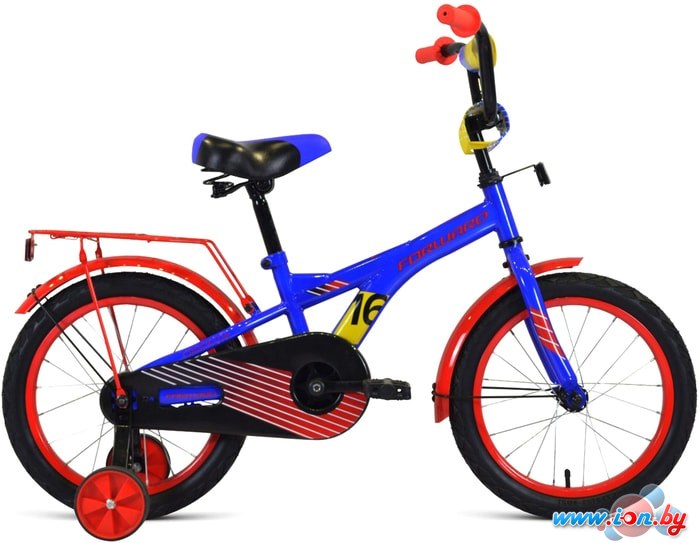 Детский велосипед Forward Crocky 16 2021 (синий/красный) в Минске