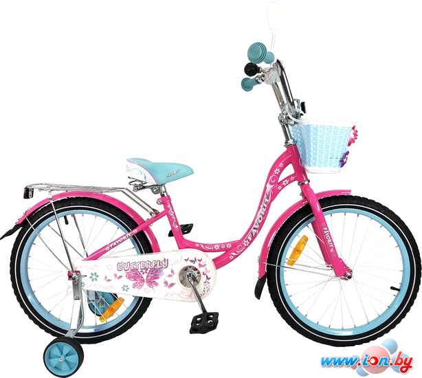 Детский велосипед Favorit Butterfly 20 (розовый/бирюзовый, 2019) в Бресте