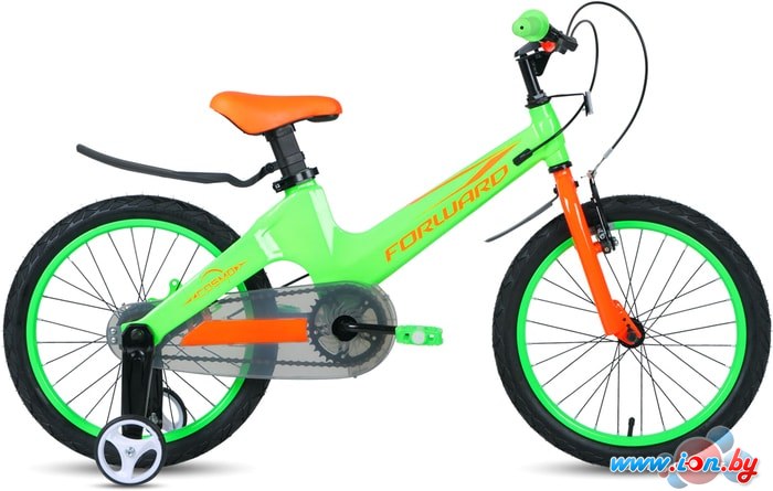 Детский велосипед Forward Cosmo 18 2.0 2021 (салатовый/оранжевый) в Бресте