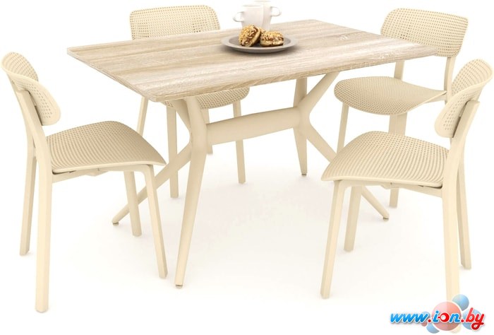 Обеденная группа Sheffilton SHT-DS123 (бежевый/дуб сонома) в Могилёве