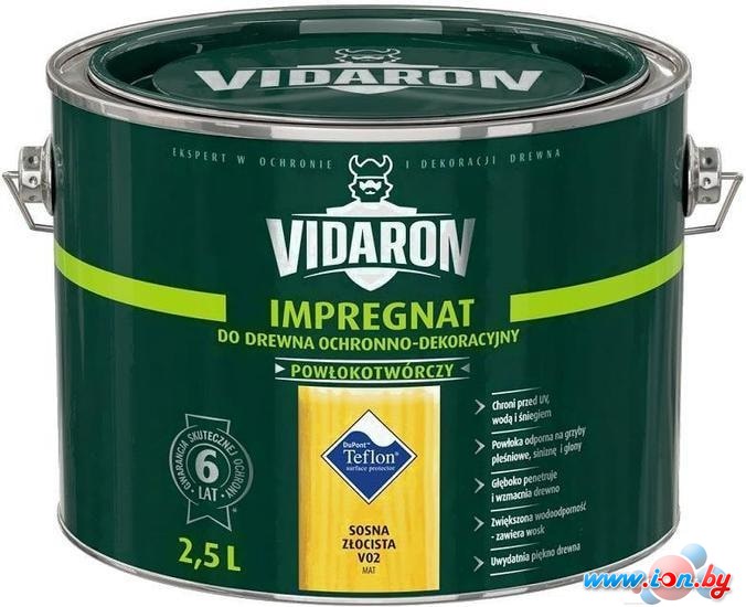 Пропитка Vidaron Impregnant V02 2.5 л (золотистая сосна) в Бресте