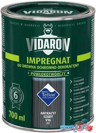 Пропитка Vidaron Impregnant V16 0.7 л (антрацит) в Бресте