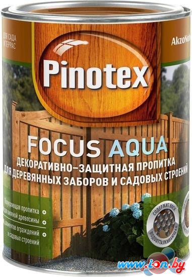Пропитка Pinotex Focus Aqua 0.75 л (золотая осень) в Могилёве