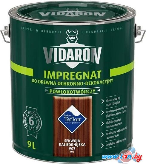 Пропитка Vidaron Impregnant V07 9 л (калифорнийская секвойя) в Могилёве