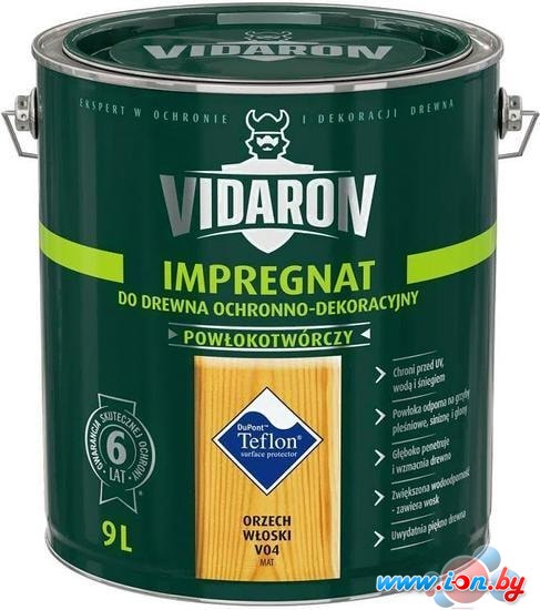 Пропитка Vidaron Impregnant V04 9 л (грецкий орех) в Могилёве