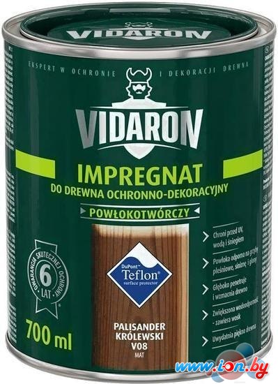 Пропитка Vidaron Impregnant V08 0.7 л (королевский палисандр) в Гомеле