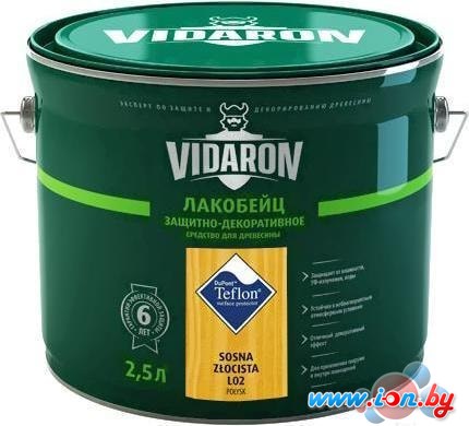 Лак Vidaron Лакобейц L02 2.5 л (золотистая сосна) в Гомеле