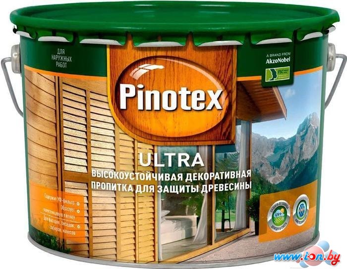 Пропитка Pinotex Ultra 9 л (палисандр) в Гомеле