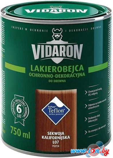 Лак Vidaron Лакобейц L07 0.75 л (калифорнийская секвойя) в Могилёве