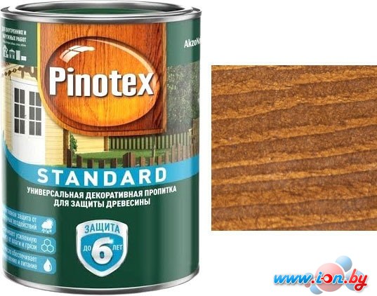 Пропитка Pinotex Standard (ореховое дерево, 0.9 л) в Бресте