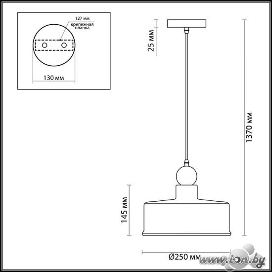 Подвесная люстра Odeon Light Bolli 4090/1 в Бресте