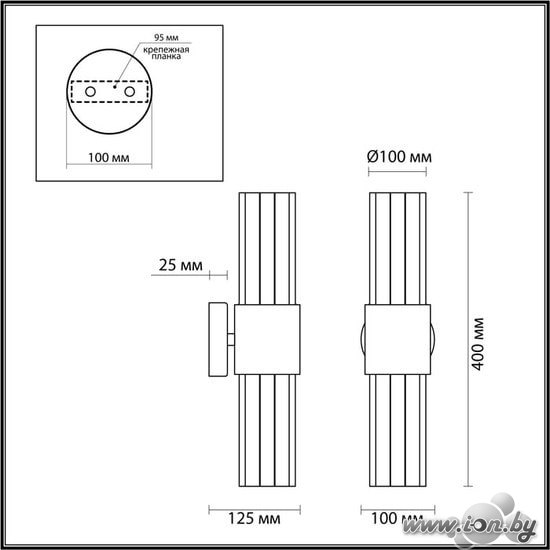 Бра Odeon Light Viketa 4786/2W в Бресте