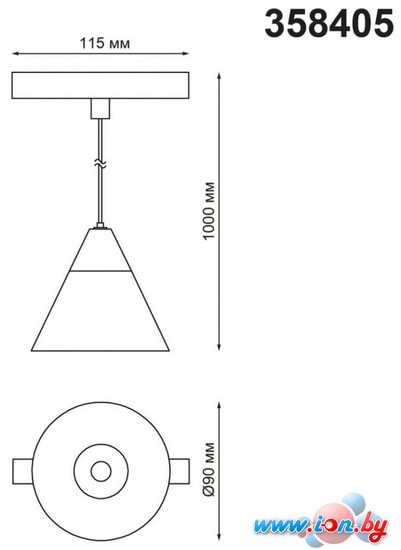 Трековый светильник Novotech Flum 358406 в Гродно