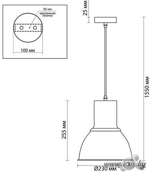 Подвесная люстра Odeon Light Laso 3327/1 в Могилёве