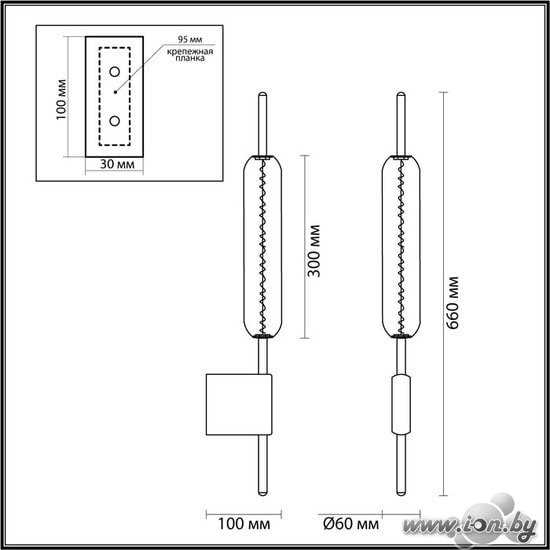 Бра Odeon Light Reeds 4794/12WL в Гомеле