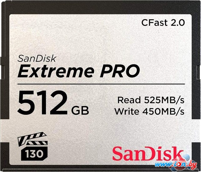 Карта памяти SanDisk Extreme PRO CFast 2.0 SDCFSP-512G-G46D 512GB в Могилёве
