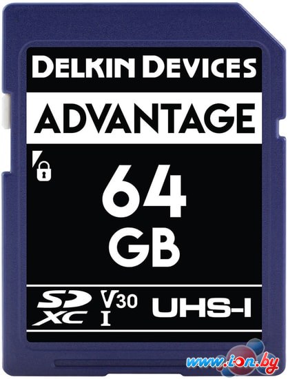 Карта памяти Delkin Devices SDXC Advantage UHS-I 64GB в Гродно