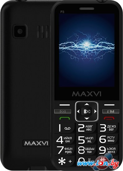 Мобильный телефон Maxvi P3 (черный) в Могилёве