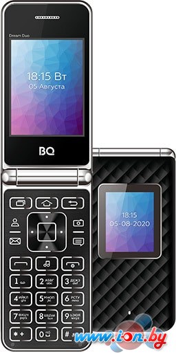 Смартфон BQ-Mobile BQ-2446 Dream Duo (черный) в Бресте