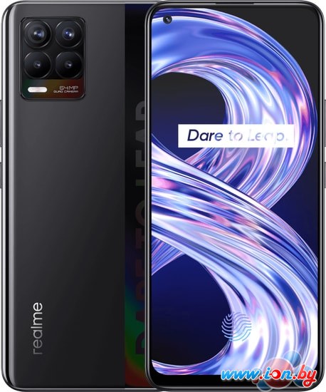 Смартфон Realme 8 6GB/128GB (кибер черный) в Могилёве